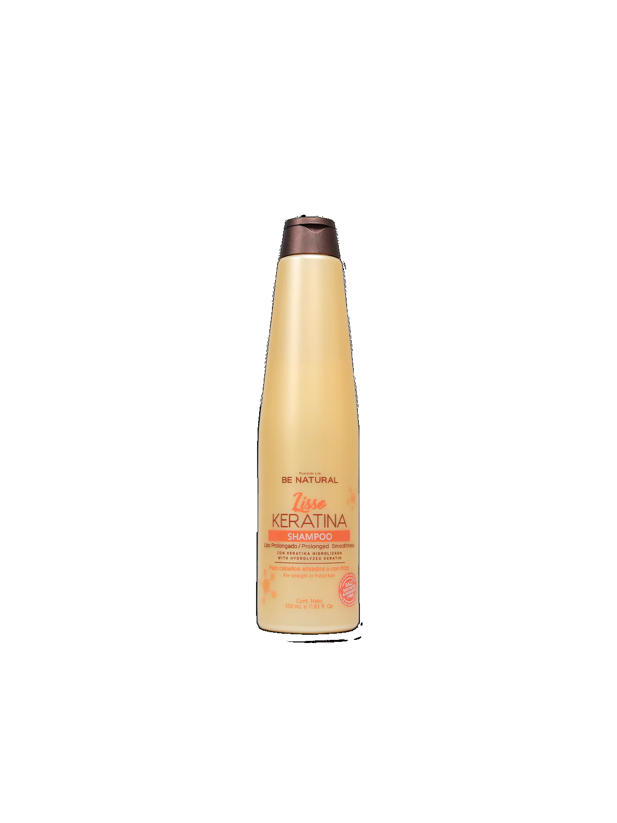 CHAMPU LISO KERATINA 350 ML BE NATURAL